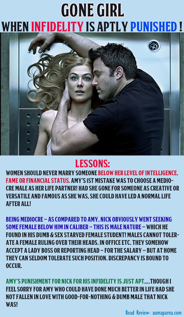 Gone Girl – When Infidelity Is Aptly Punished !