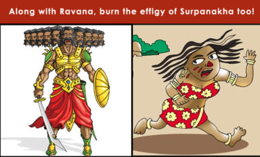 surpanakha-effigy-burning-aumaparna